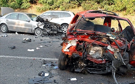 Frontális ütközés a 43-ason Szegednél